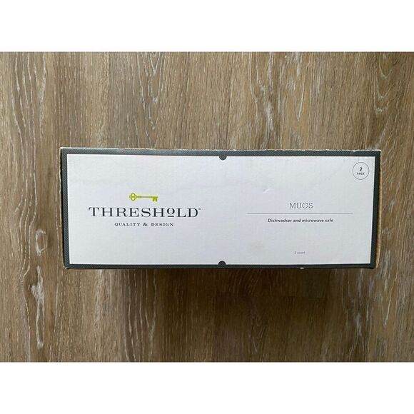 Threshold Ceramic Coffe MUG set of 2 - Picture 5 of 7